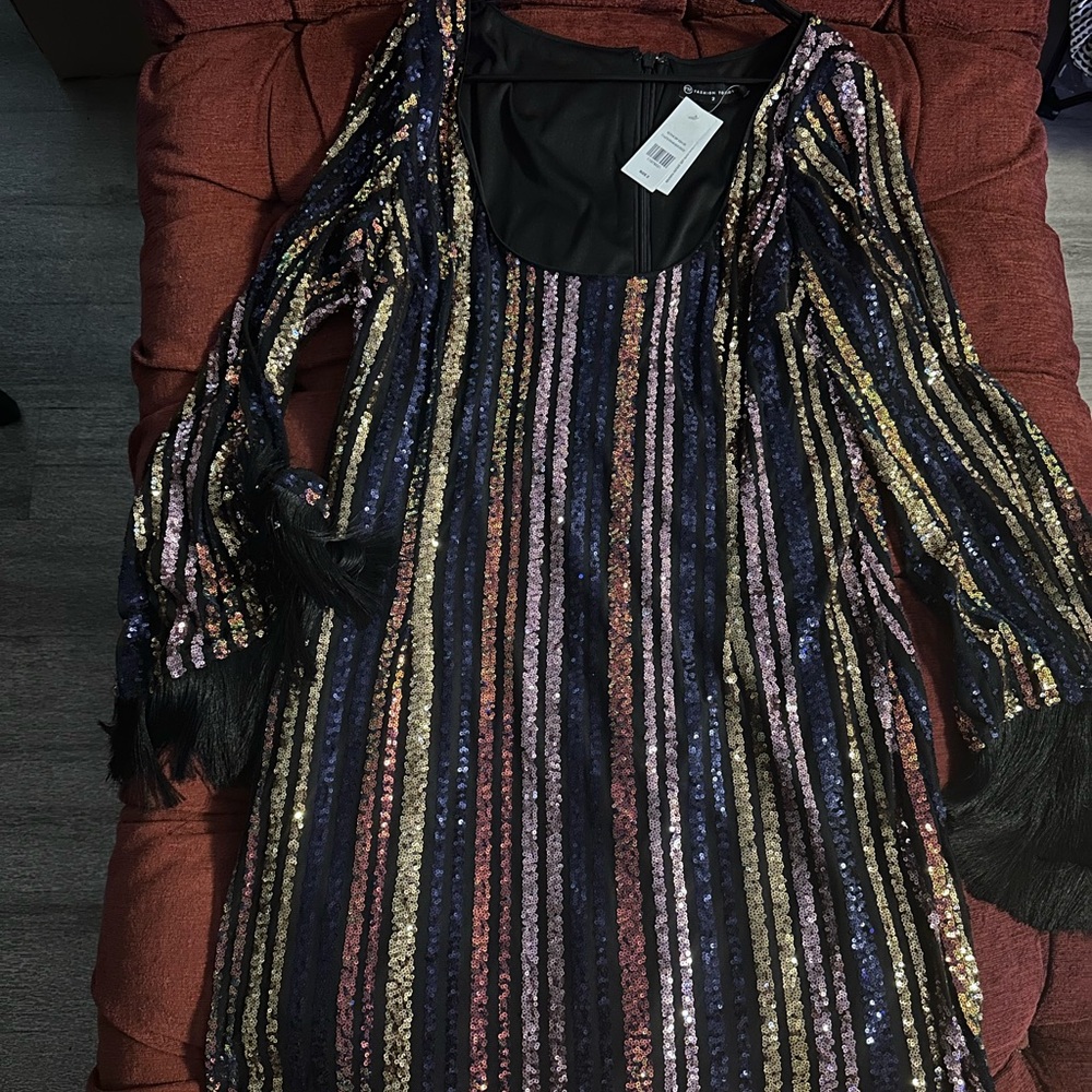 Kristiana Multicolor Sequin Dress